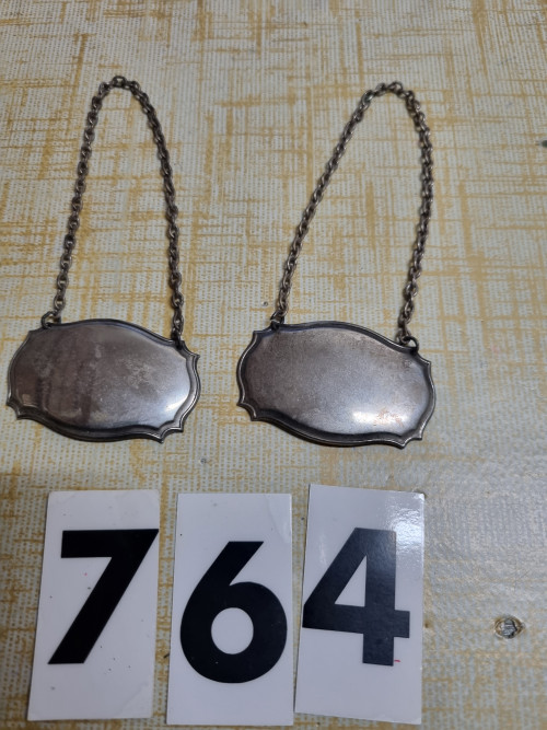 label hanger metaal 2 stuks [764]