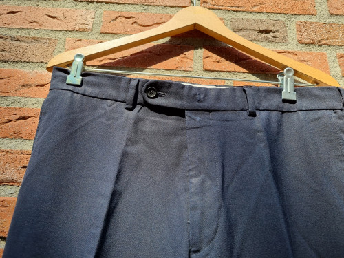 Pantalon king’s court, donkerblauw maat taille 44 breed