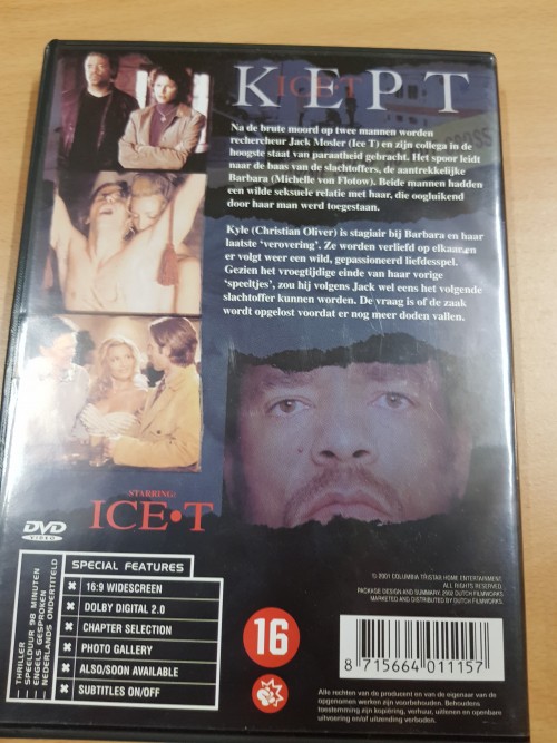 Dvd Kept met Ice T., thriller/misdaad