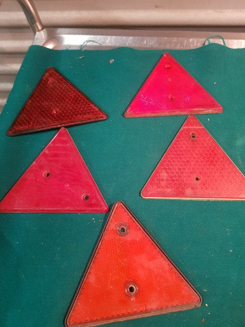 reflector driehoek 5 stuks