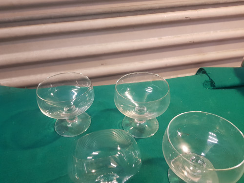ijscoups 4 stuks van glas