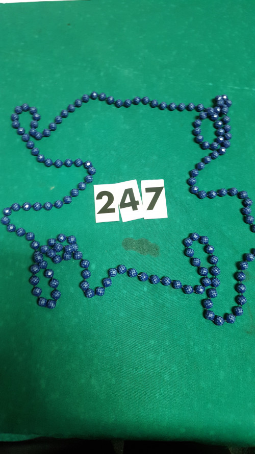 s 247, ketting blauw, kunststof