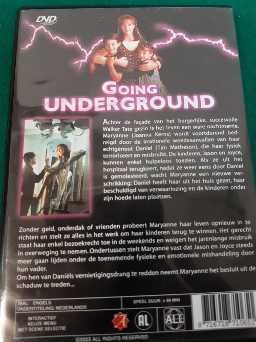Dvd, Going Underground, thriller