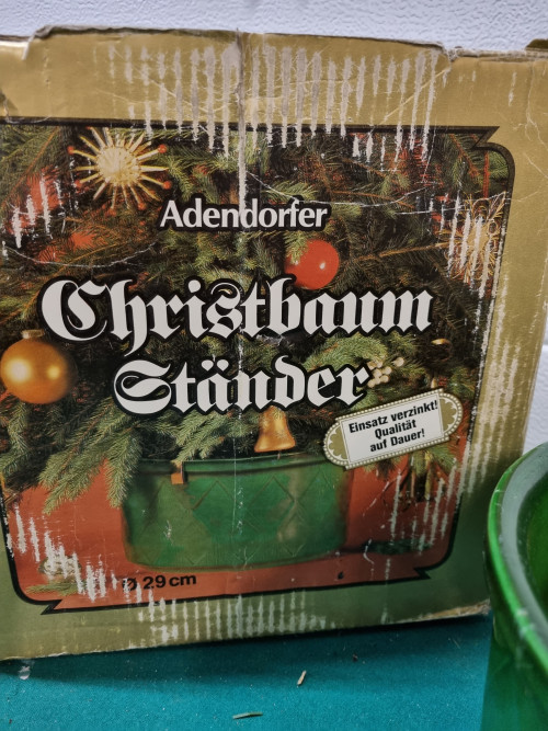 kerstboomvoet aardewerk vintage adendorfer,[a692]