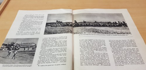 Boek, oorlogsboek 2e wereldoorlog, titel: De strijd in den g