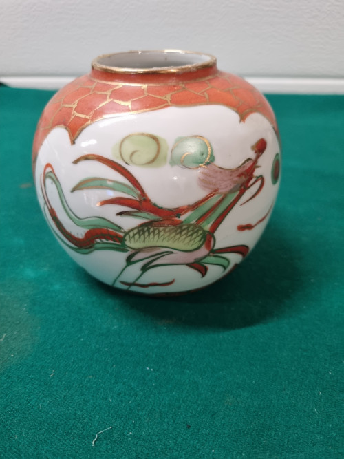 -	Chinese / pot gemberpot met draak porselein