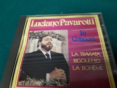 Cd Pavarotti In Concert met La Traviata, Rigoletto en La Boh