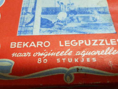 Legpuzzel, vintage, sport Bekaro, 80 stukjes