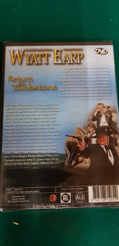 Dvd Wyatt Earp, Return to Tombstone