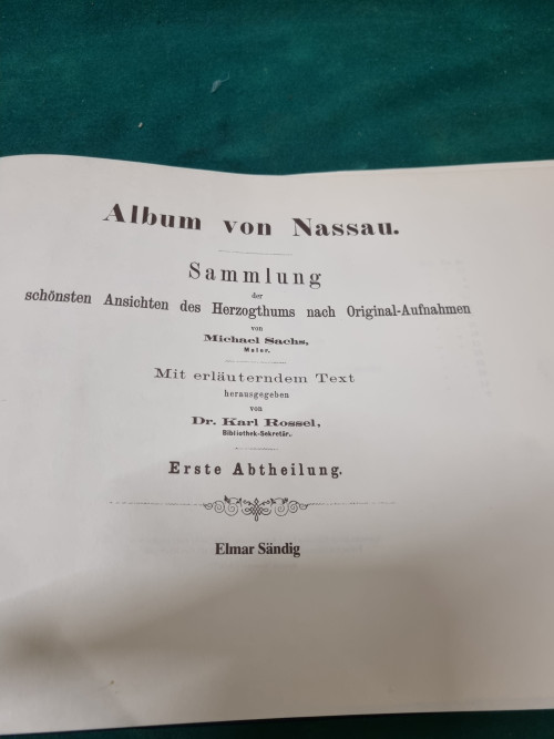 Boek album von nassau ,