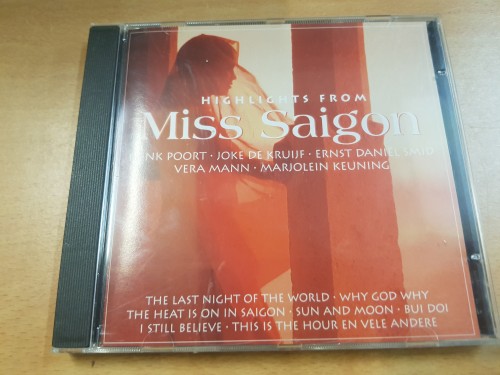 Cd Miss Saigon, Musical songs, Engelstalig