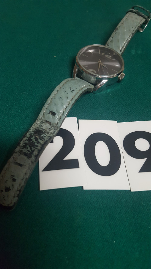 s 209-, horloge groen leer