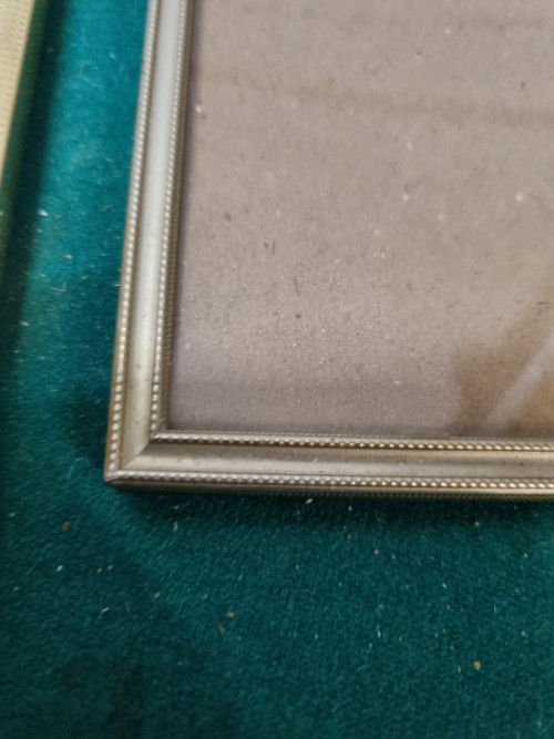 Fotolijsten vintage metalen rand en glas