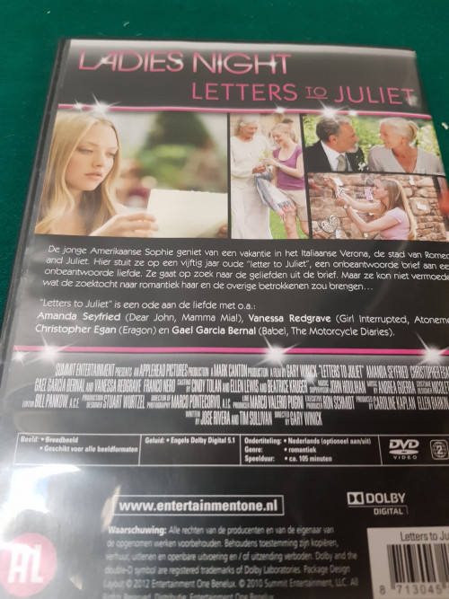 Dvd letters to juliet