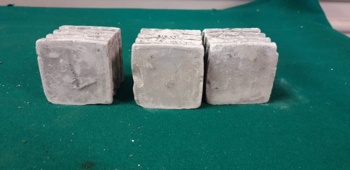 Theelicht houders van steen, beton look, 3 stuks