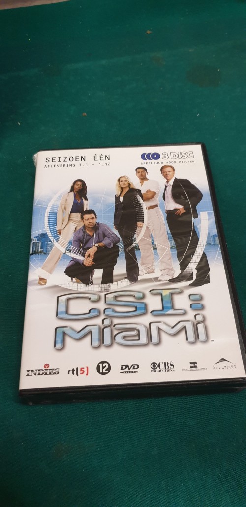 Dvd's CSI Miami, 3 dvd's