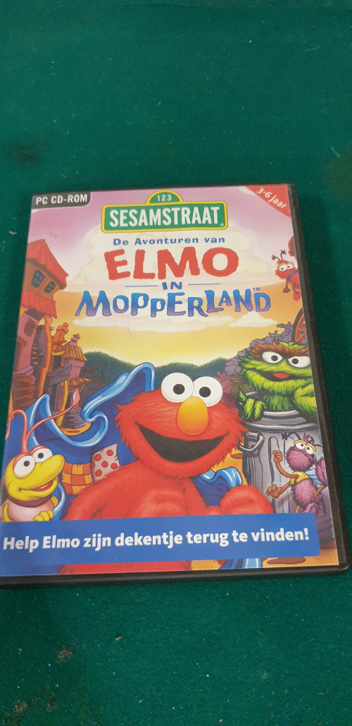 dvd spel, elmo in mopperland