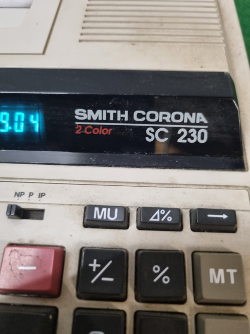 Rekenmachine smith corona sc 230