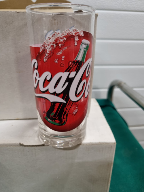 Coca cola glazen vintage