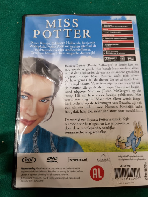 Dvd miss potter