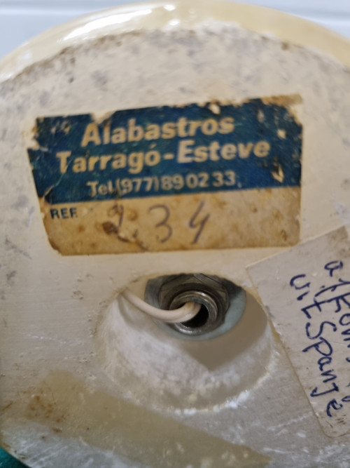 Tafellamp alabastros tarrago esteve vintage