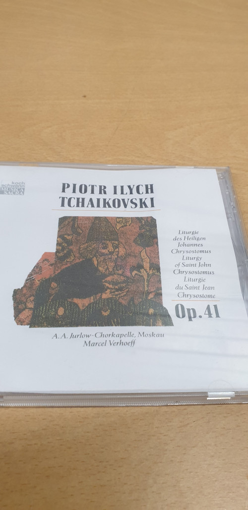 cd Tchaikovski Liturgie des Heiligen Johannes
