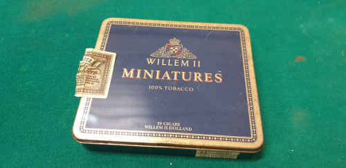 sigarenblik willem II miniatures