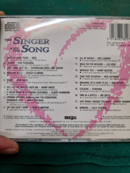 cd the singer and the song the magic love