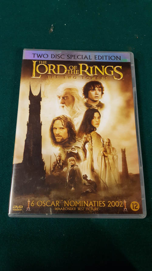 2 x dvd the lord of the rings, the towers