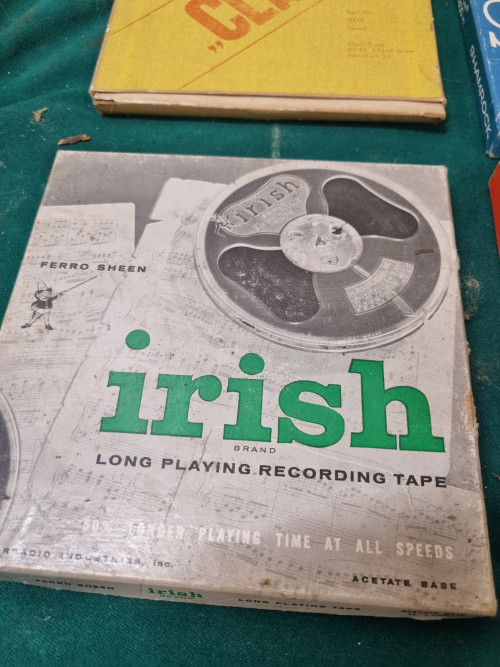 geluidsbanden vintage irish claro shamrock agfa