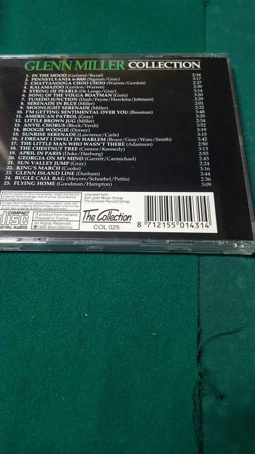 cd glenn miller collection ,26 tunes