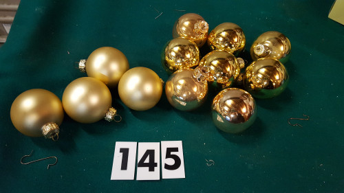 12 x kerstballen,  [145 ]
