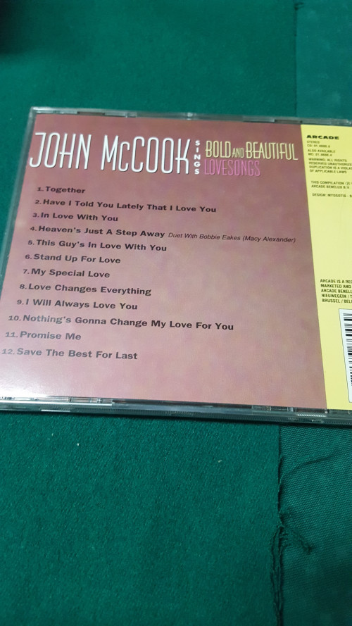 cd john mccook love songs