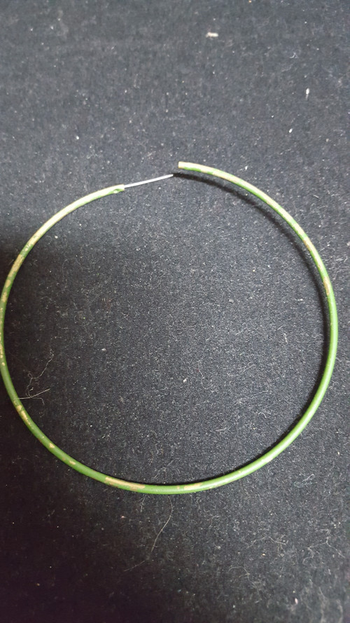 s [266 ] oorbellen groen ringen