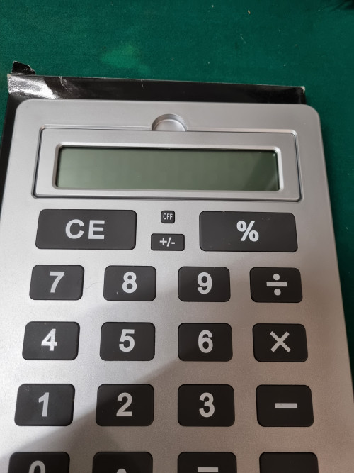 rekenmachine groot met grote toetsen