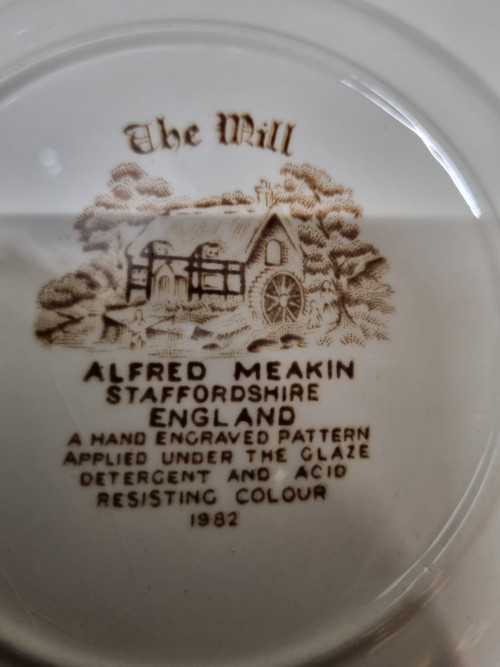borden the mill alfred meakin staffordshire 12x