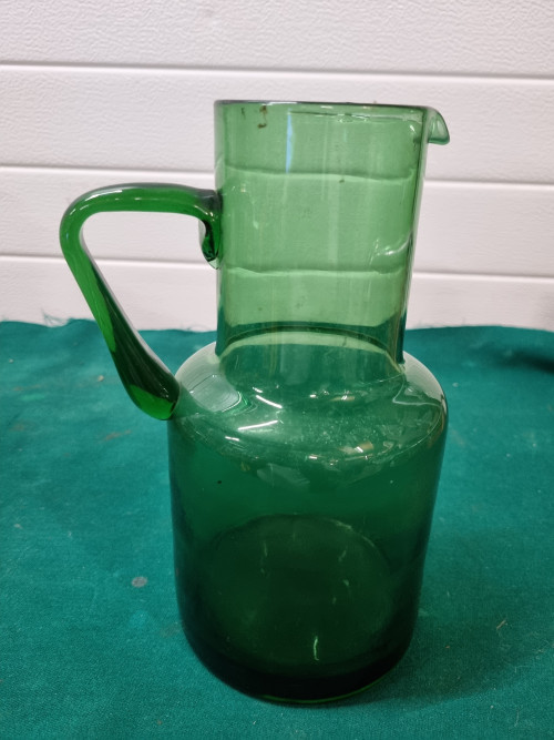schenker vintage groen glas jaren 60