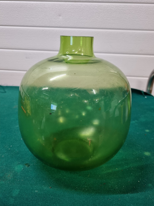 flesvaas antiek frans groen glas