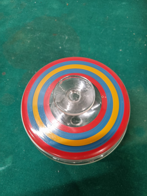 snoeppot vintage van glas jaren '70