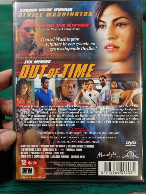 dvd out of time denzel washington