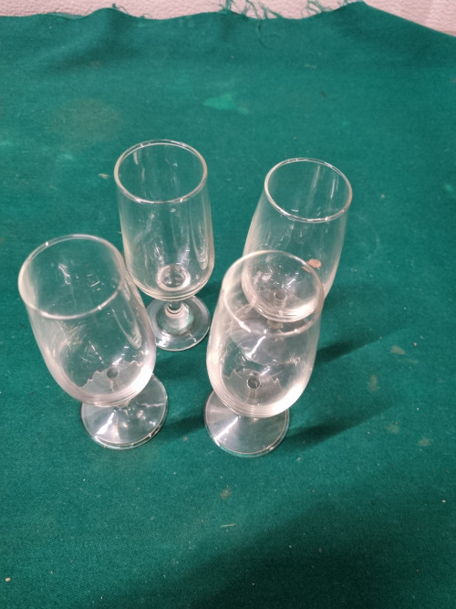 Port / sherry glas vier stuks