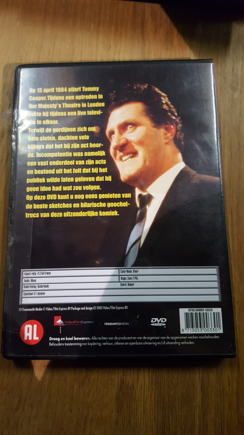 dvd  the very best of tommy cooper
