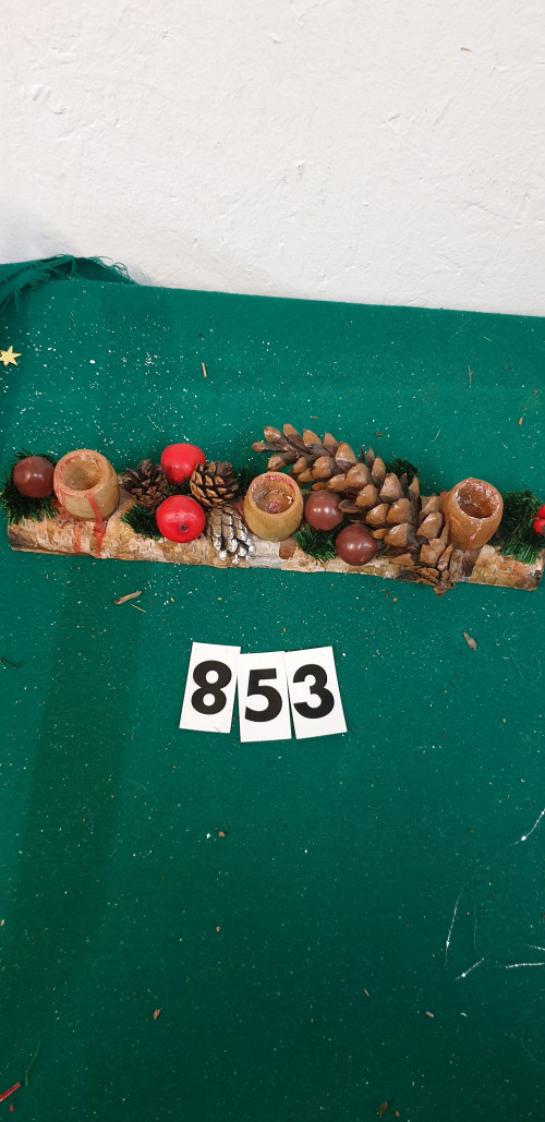 853 ], kandelaar kerst van hout