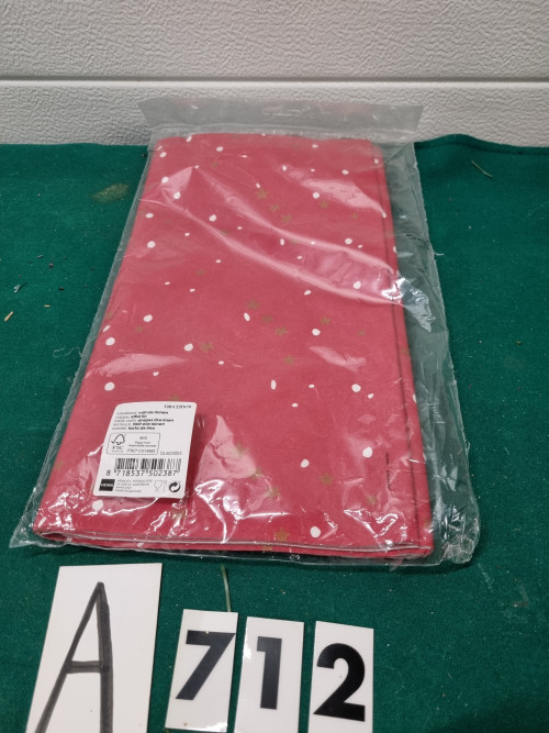 kerst tafelkleed rood groot [a712]