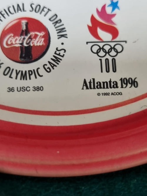 Onderzetter coca cola atlanta 1996