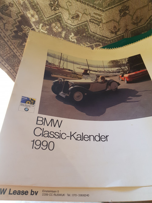 bmw kalenders van 1989 en 1990