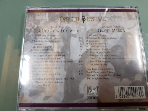 3 x cd operette festival