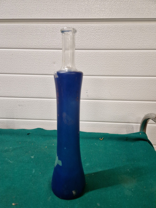 Vaas blauw glas