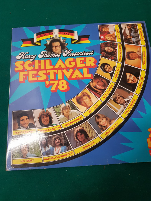 dubbel lp schlager festival, 1978