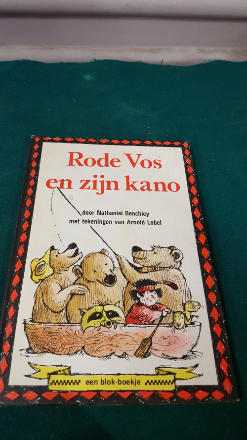 boek rode vos en zijn kano